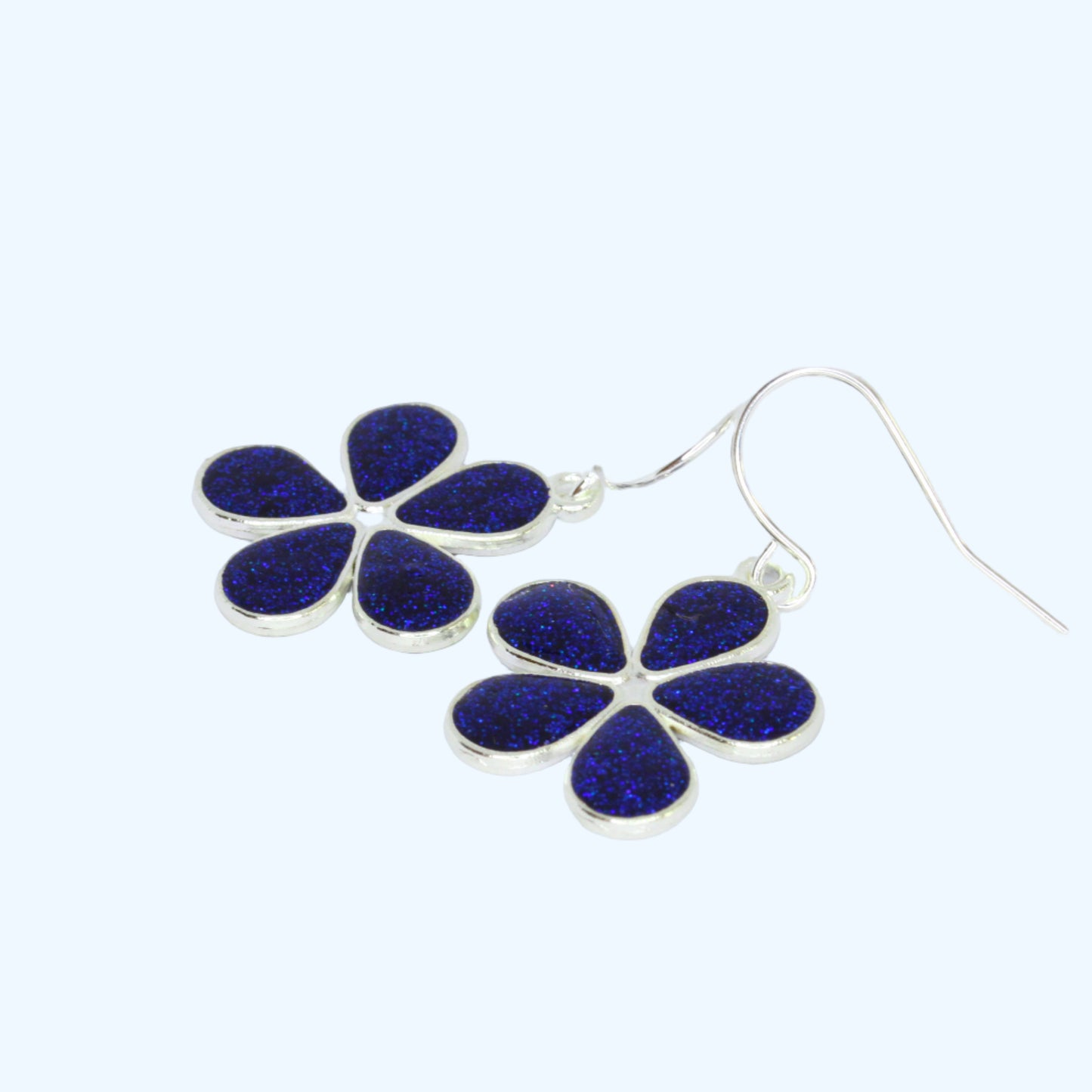 "Nice Flower" Earrings - Silver