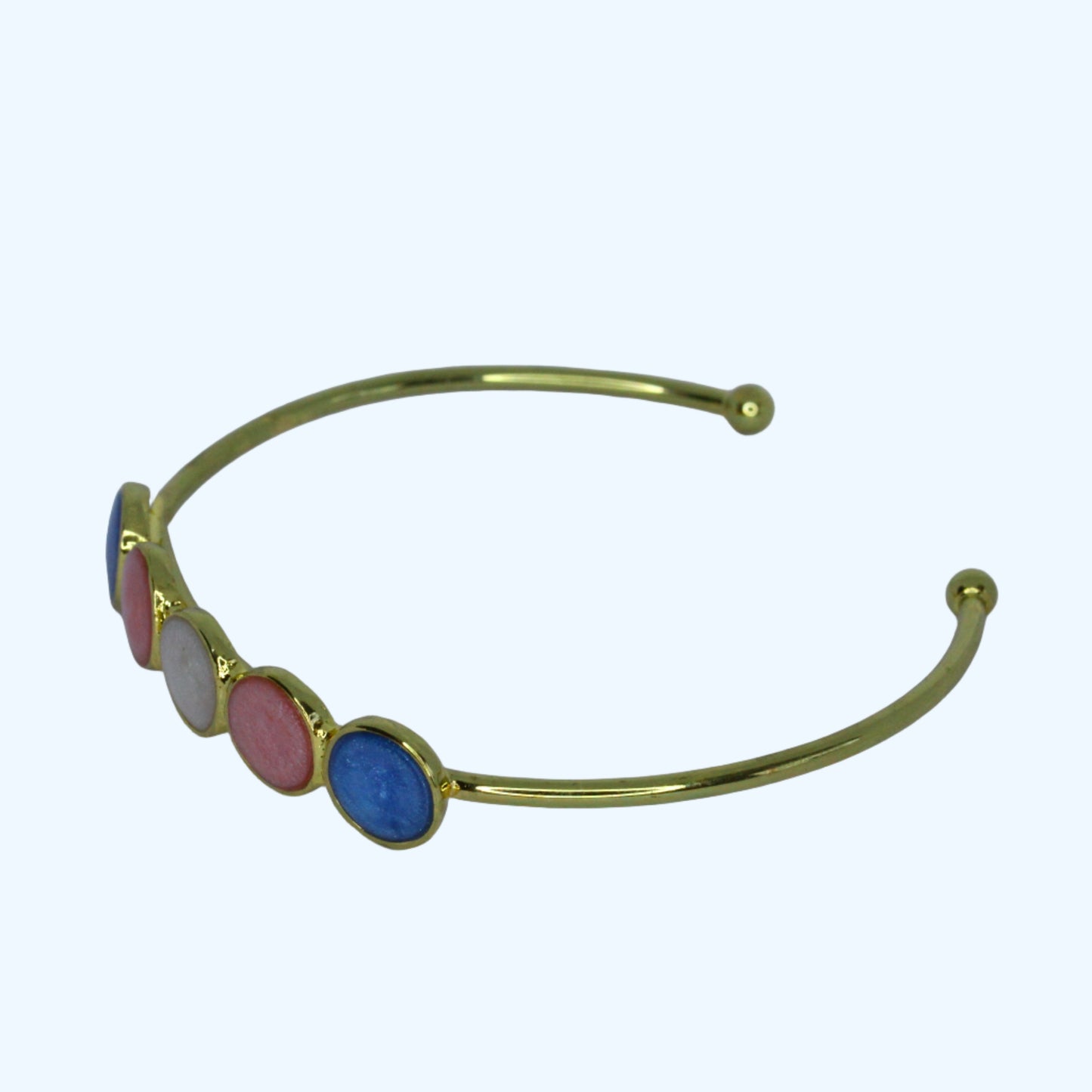 Torque Bangle - trans Flag