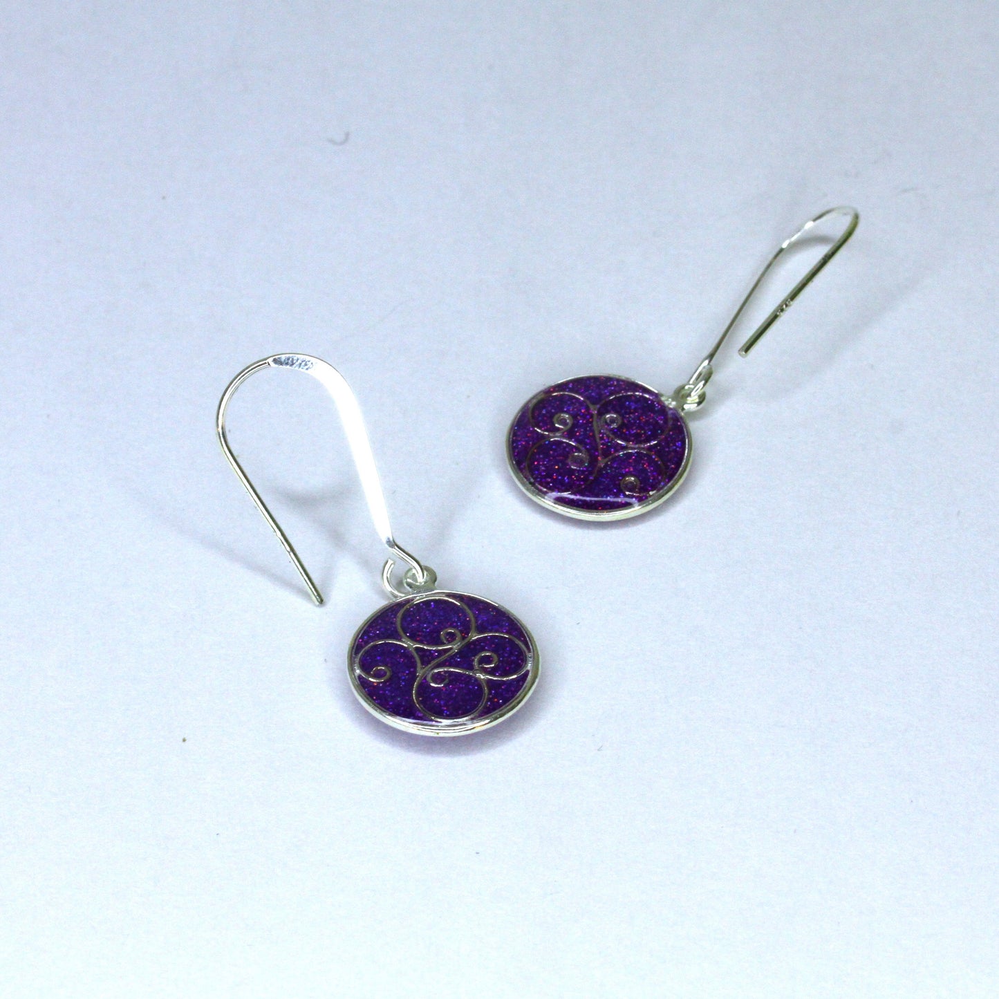 Sterling Silver Swirly Spiral Earrings