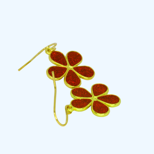 "Nice Flower" Earrings - Gold