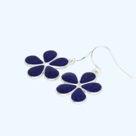 "Nice Flower" Earrings - Silver