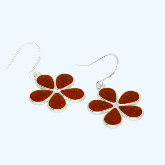 "Nice Flower" Earrings - Silver