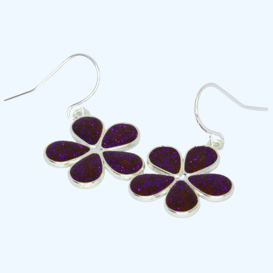 "Nice Flower" Earrings - Silver
