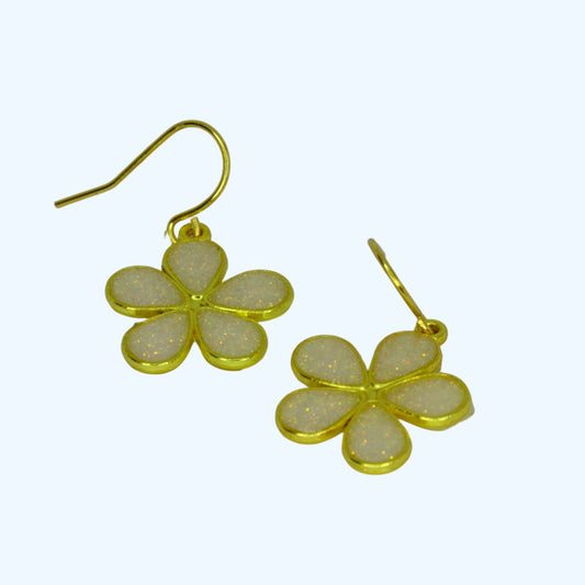 "Nice Flower" Earrings - Gold