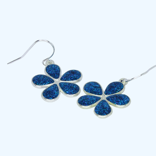 "Nice Flower" Earrings - Silver