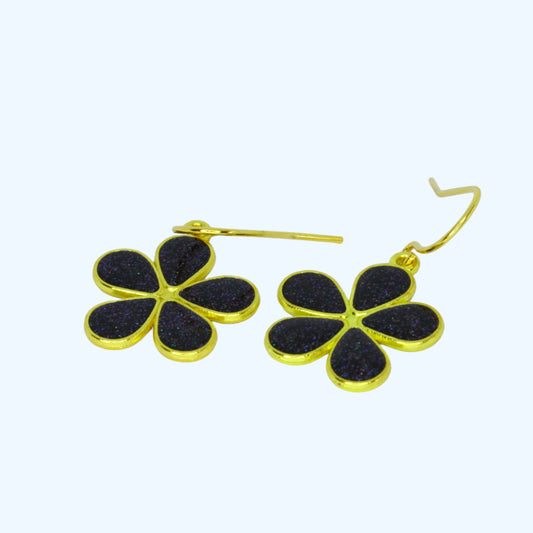 "Nice Flower" Earrings - Gold