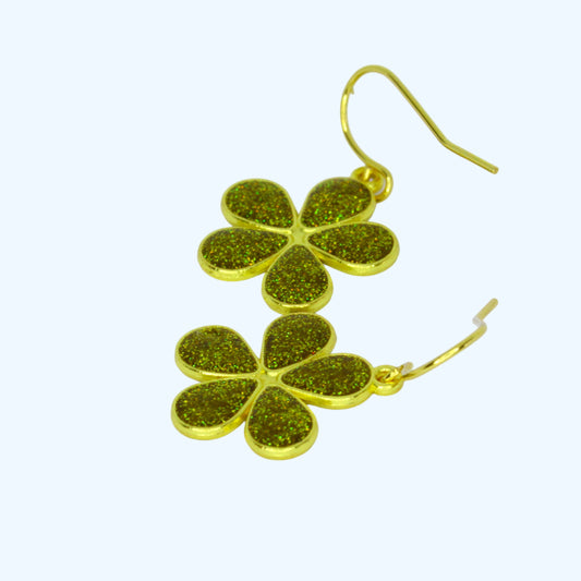 "Nice Flower" Earrings - Gold