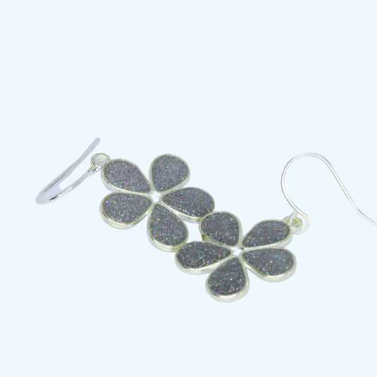 "Nice Flower" Earrings - Silver