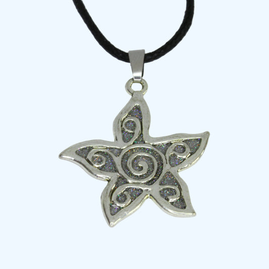 Spiral Star Necklace