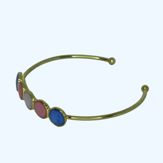 Torque Bangle - trans Flag