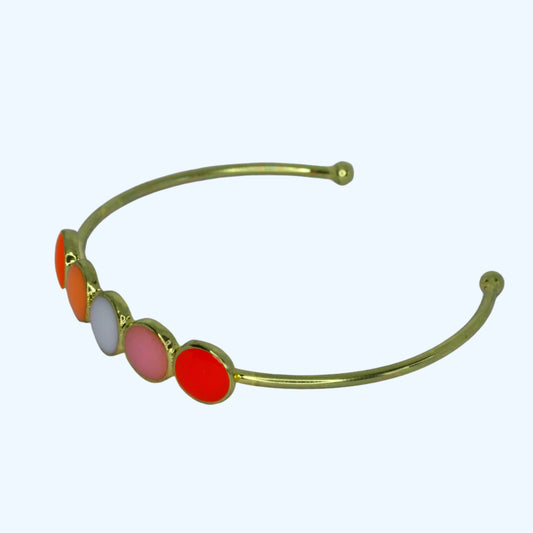 Torque Bangle - Lesbian Flag