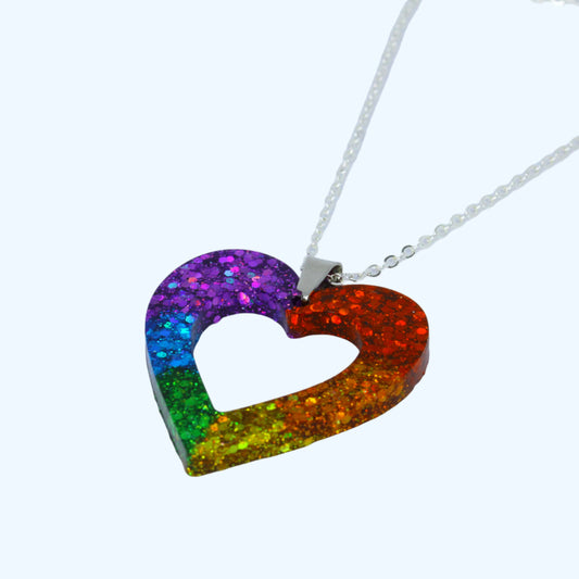 Pride Heart Necklace