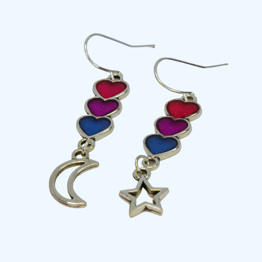 Celestial Hearts - Bisexual Flag