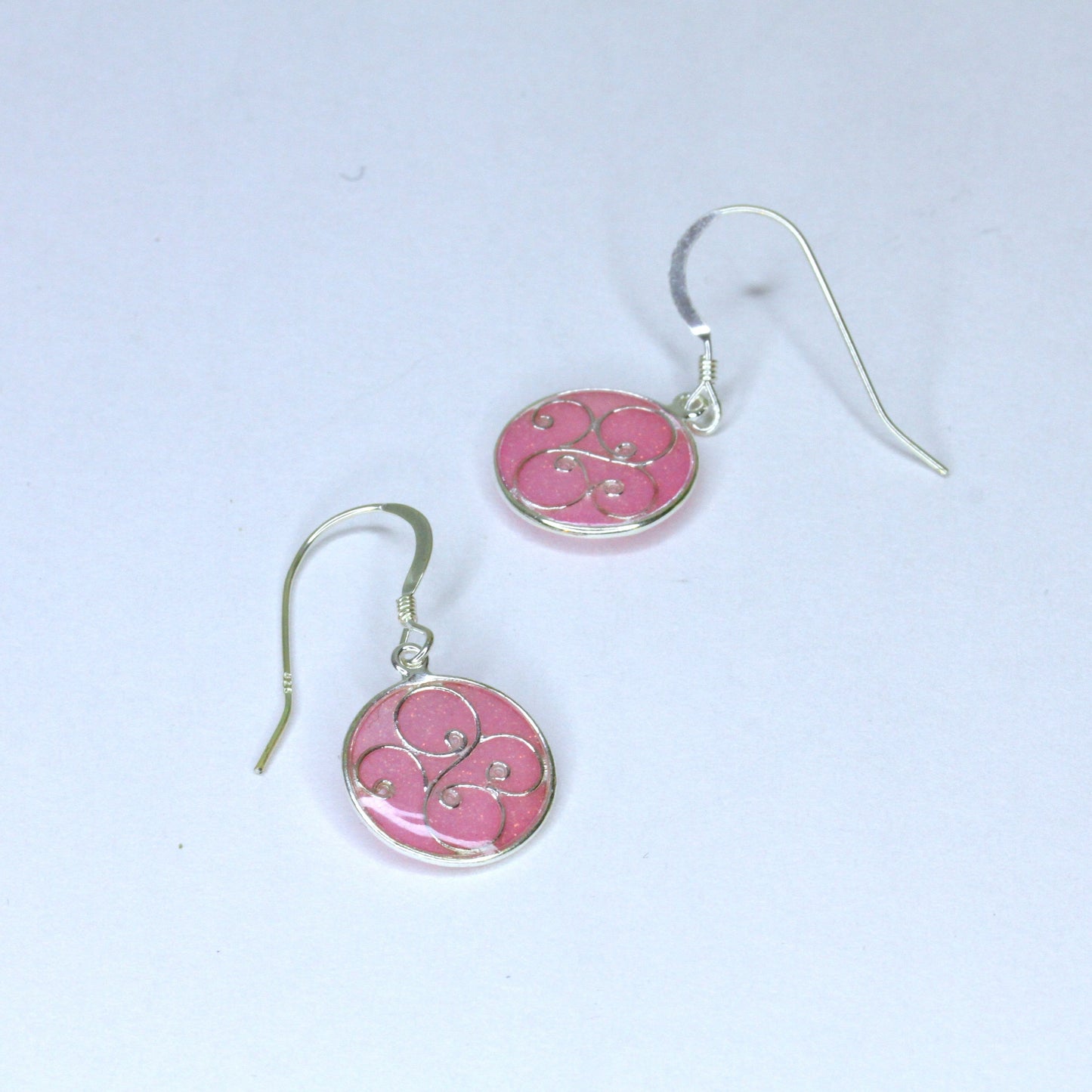 Sterling Silver Swirly Spiral Earrings